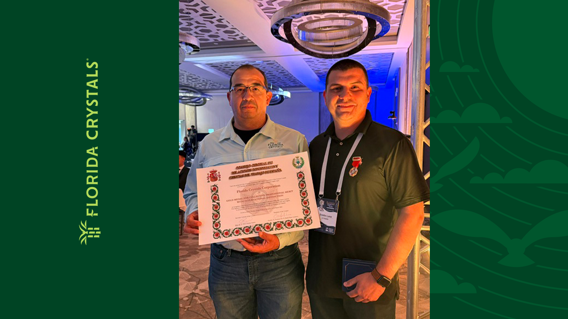 Florida Crystals Earns International Distinction with Global Safety Award